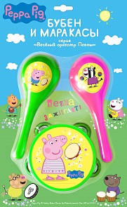 Набор инструментов - Бубен и маракасы, из серии Свинка Пеппа (Росмэн, 30569ros)